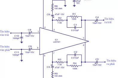 Mạch khuếch đại âm thanh LA3161